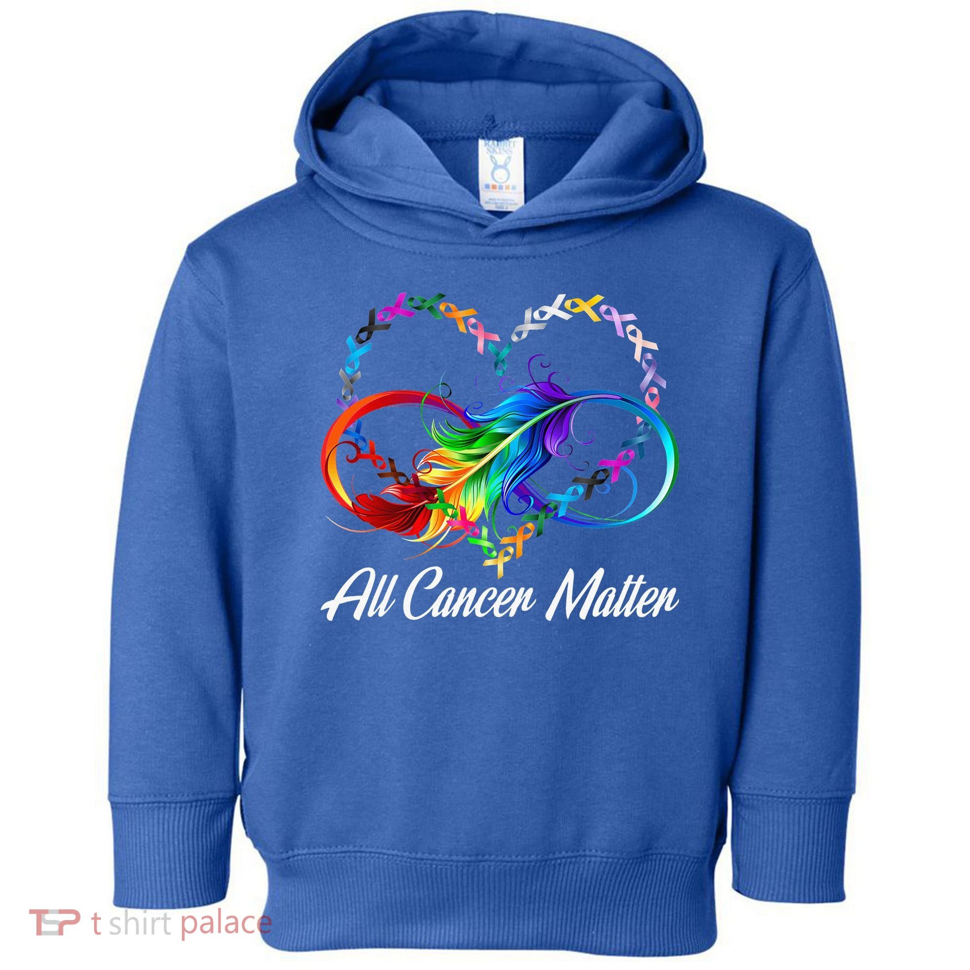 All Cancer Matters Awareness Day Heartbeat Toddler Hoodie