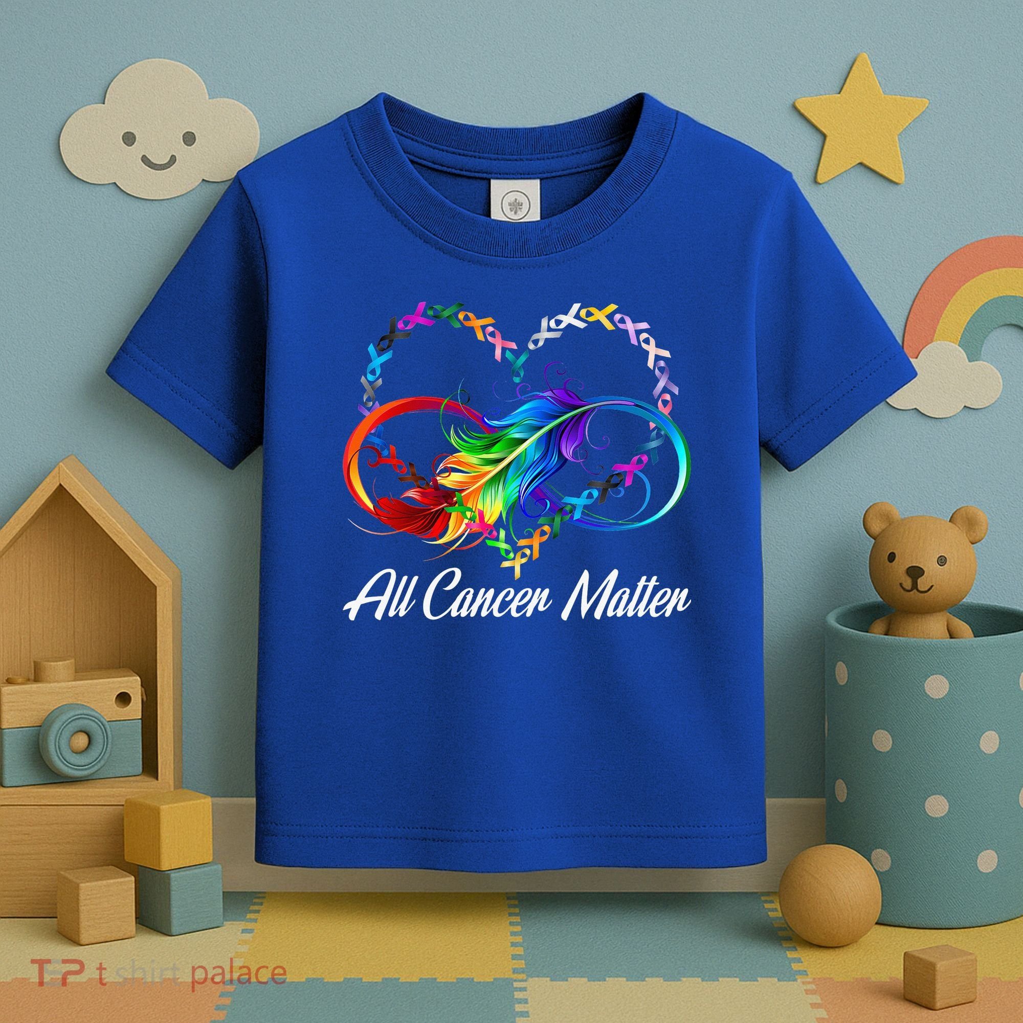 All Cancer Matters Awareness Day Heartbeat Toddler T-Shirt