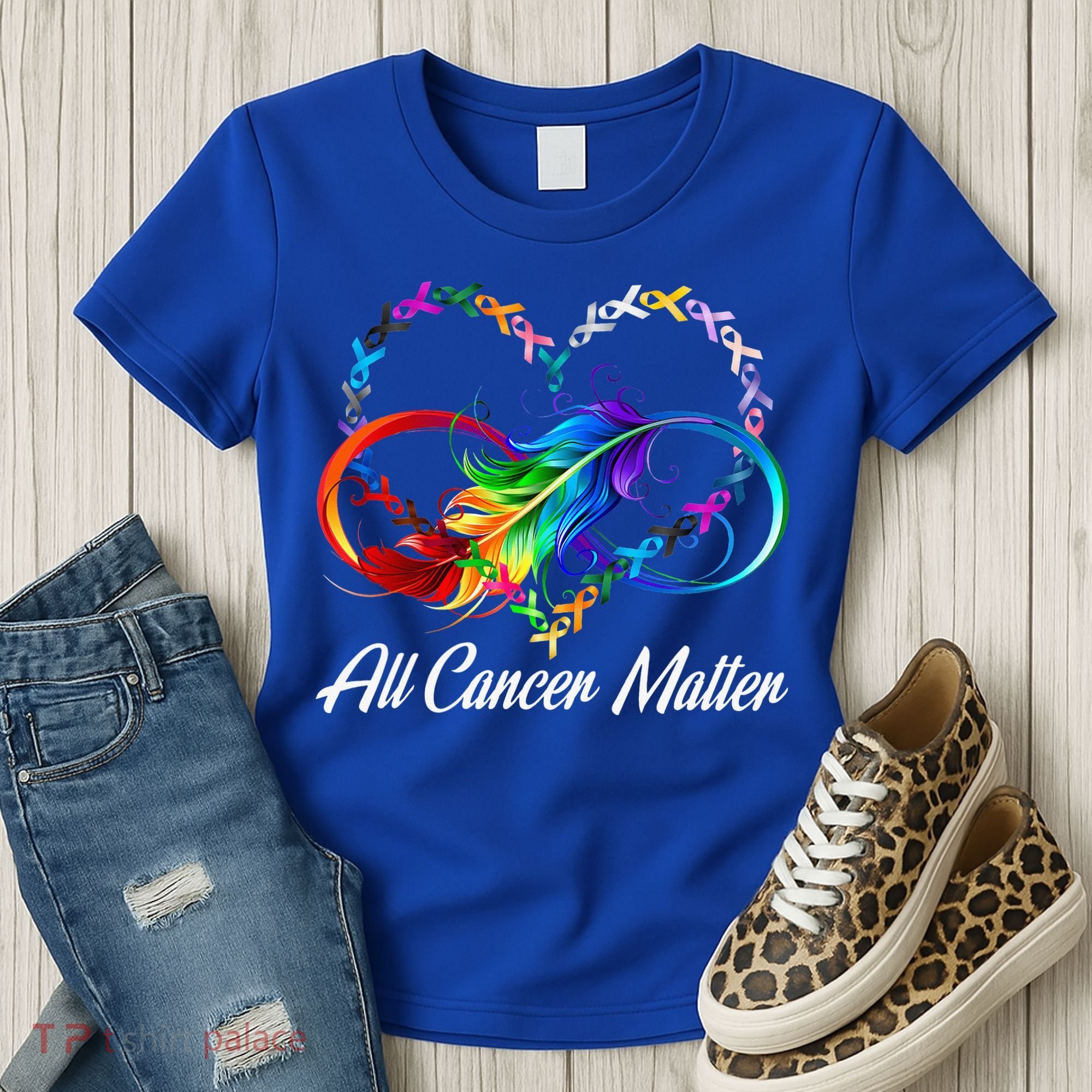 All Cancer Matters Awareness Day Heartbeat Women's T-Shirt