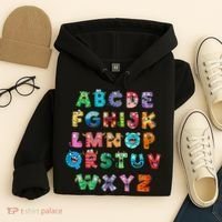 ABC Cute Monster Alphabet Halloween Teacher Costume Hoodie thumb 4