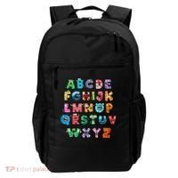 ABC Cute Monster Alphabet Halloween Teacher Costume Backpack thumb 0