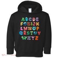 ABC Cute Monster Alphabet Halloween Teacher Costume Toddler Hoodie thumb 0