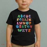 ABC Cute Monster Alphabet Halloween Teacher Costume Toddler T-Shirt thumb 2