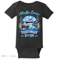 Alaska Cruise Making Memories Together 2026 Baby Bodysuit thumb 0