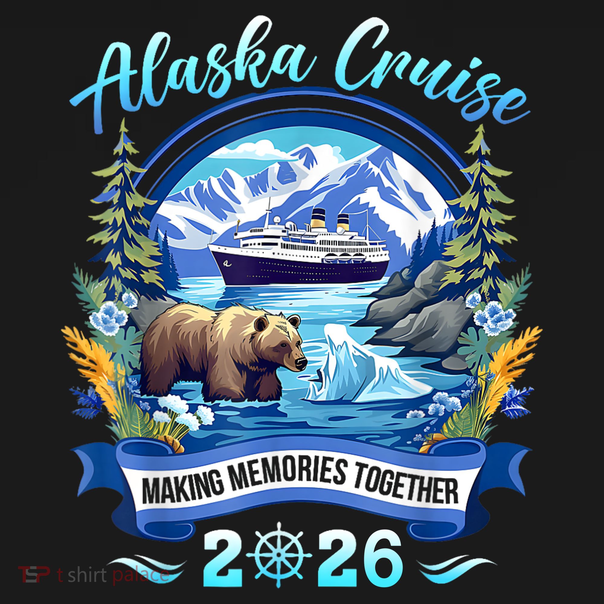 Alaska Cruise Making Memories Together 2026 Tall Hoodie