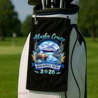 Alaska Cruise Making Memories Together 2026 Golf Towel thumb 2
