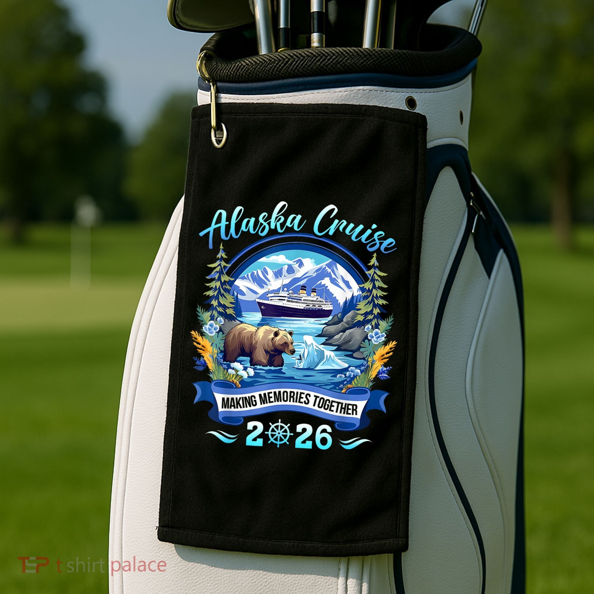 Alaska Cruise Making Memories Together 2026 Golf Towel