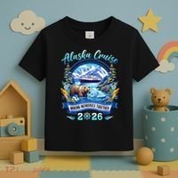 Alaska Cruise Making Memories Together 2026 Toddler T-Shirt thumb 3