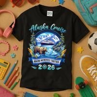 Alaska Cruise Making Memories Together 2026 Kids T-Shirt thumb 3