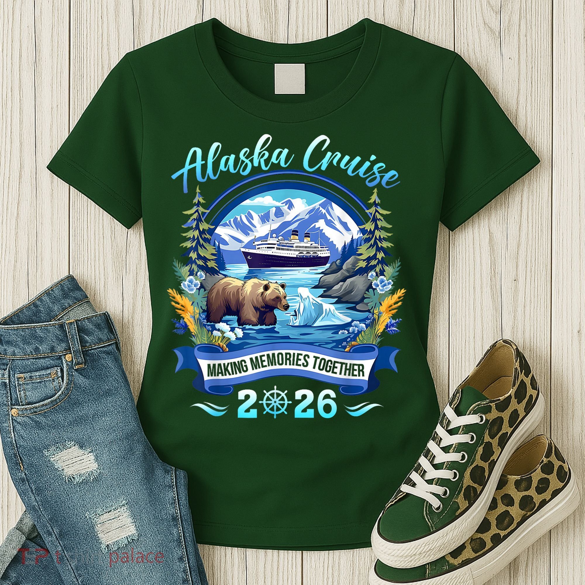 Alaska Cruise Making Memories Together 2026 Women's T-Shirt