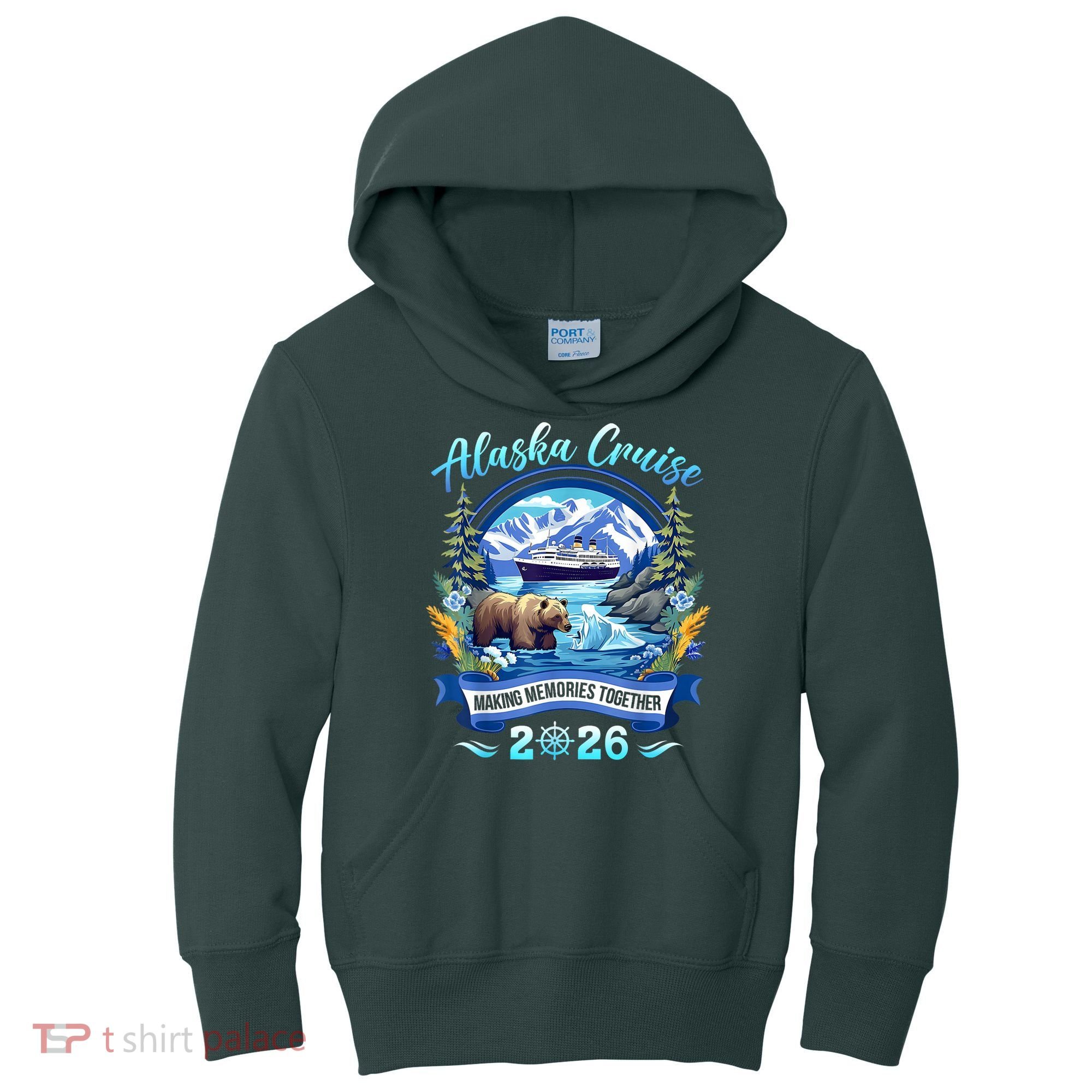Alaska Cruise Making Memories Together 2026 Kids Hoodie