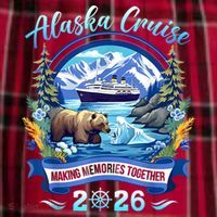Alaska Cruise Making Memories Together 2026 Men's Flannel Plaid Pajama Pants thumb 2