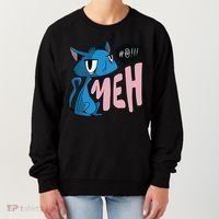 Annoyed Cat Meh Women's Sweatshirt thumb 0