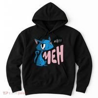 Annoyed Cat Meh Hoodie thumb 0