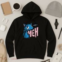 Annoyed Cat Meh Hoodie thumb 3