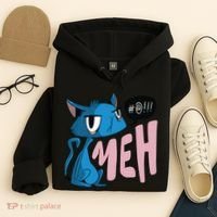 Annoyed Cat Meh Hoodie thumb 4