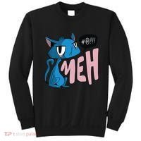 Annoyed Cat Meh Sweatshirt thumb 0