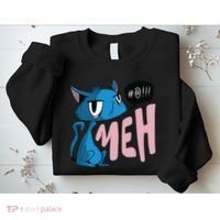 Annoyed Cat Meh Sweatshirt thumb 2