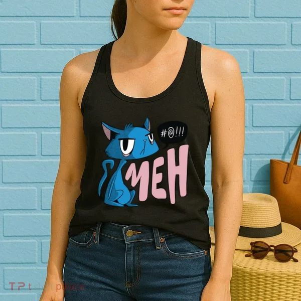 Annoyed Cat Meh Women's Tank Top