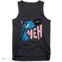Annoyed Cat Meh Tank Top thumb 0