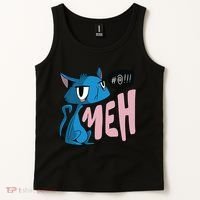 Annoyed Cat Meh Tank Top thumb 2