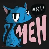 Annoyed Cat Meh Women's Long Sleeve Shirt thumb 2