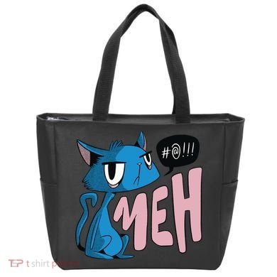 Annoyed Cat Meh Tote Bag