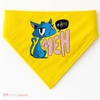 Annoyed Cat Meh USA-Made Doggie Bandana thumb 0