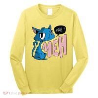 Annoyed Cat Meh Long Sleeve Shirt thumb 0