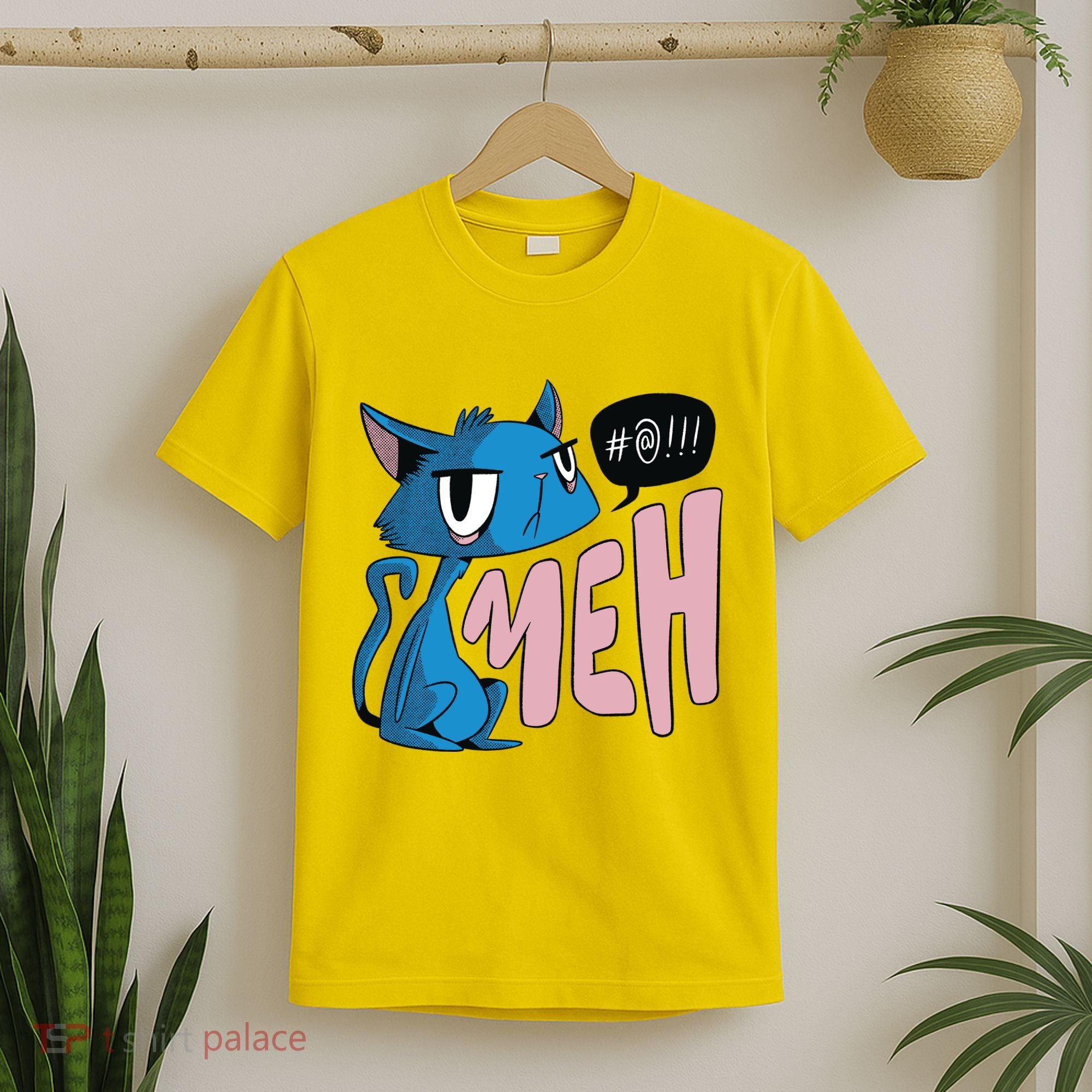 Annoyed Cat Meh T-Shirt