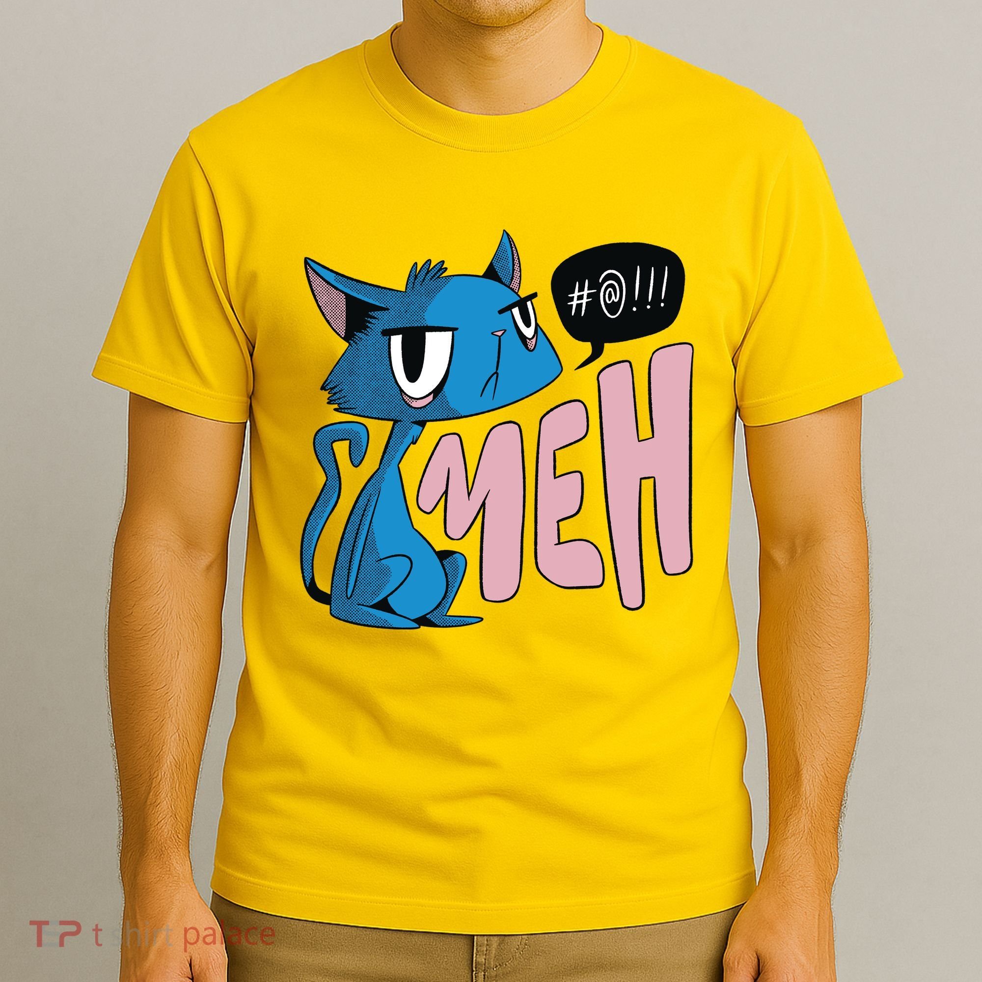 Annoyed Cat Meh T-Shirt