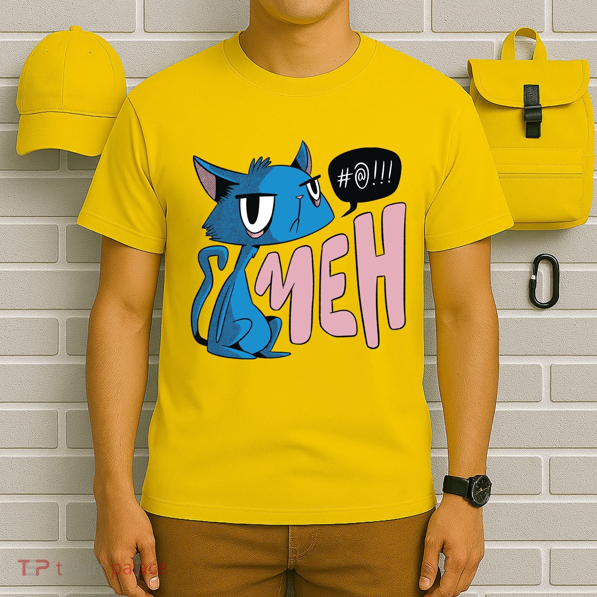 Annoyed Cat Meh T-Shirt