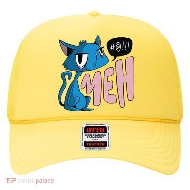 Annoyed Cat Meh Hat