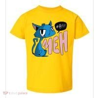 Annoyed Cat Meh Toddler T-Shirt thumb 0