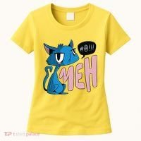 Annoyed Cat Meh Women's T-Shirt thumb 0