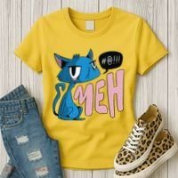 Annoyed Cat Meh Women's T-Shirt thumb 3