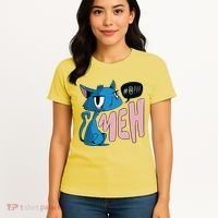 Annoyed Cat Meh Women's T-Shirt thumb 4