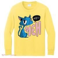 Annoyed Cat Meh Kids Long Sleeve Shirt thumb 0