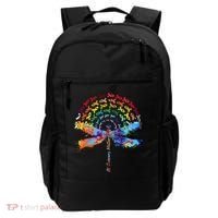 All Cancer Matters Awareness Day Ribbon Quote Backpack thumb 0