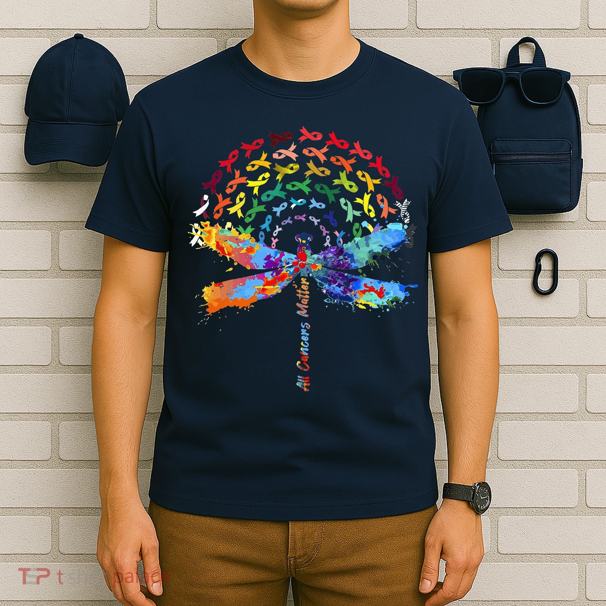 All Cancer Matters Awareness Day Ribbon Quote T-Shirt