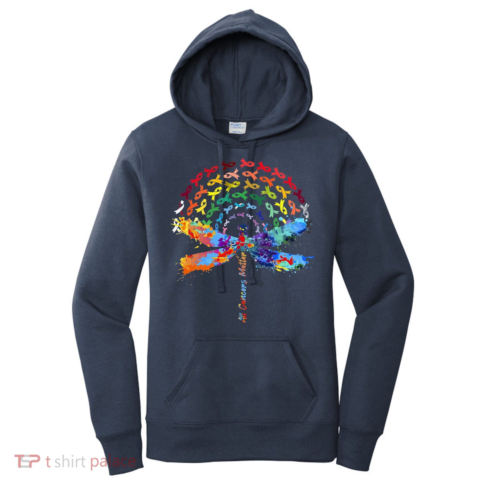 All Cancer Matters Awareness Day Ribbon Quote Women's Hoodie