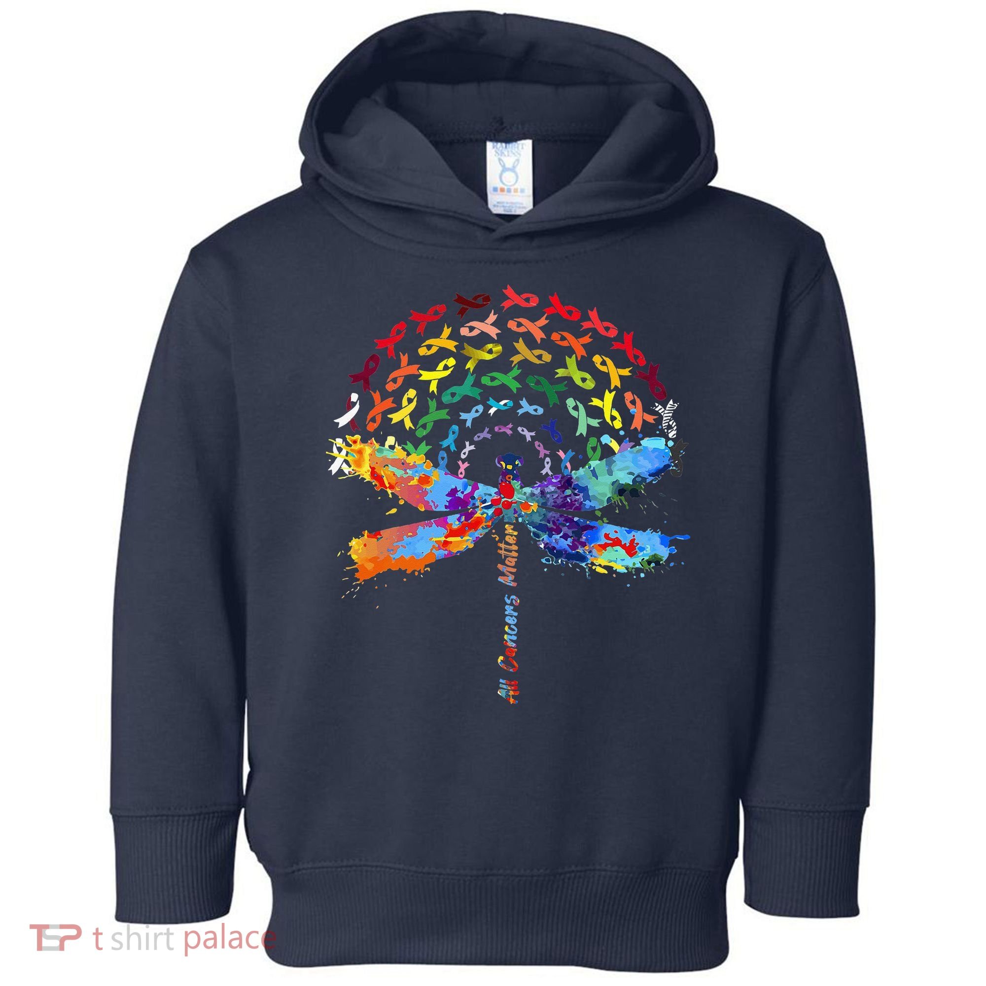 All Cancer Matters Awareness Day Ribbon Quote Toddler Hoodie