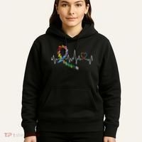 All Cancer Matters Awareness Day Heartbeat Hoodie thumb 5