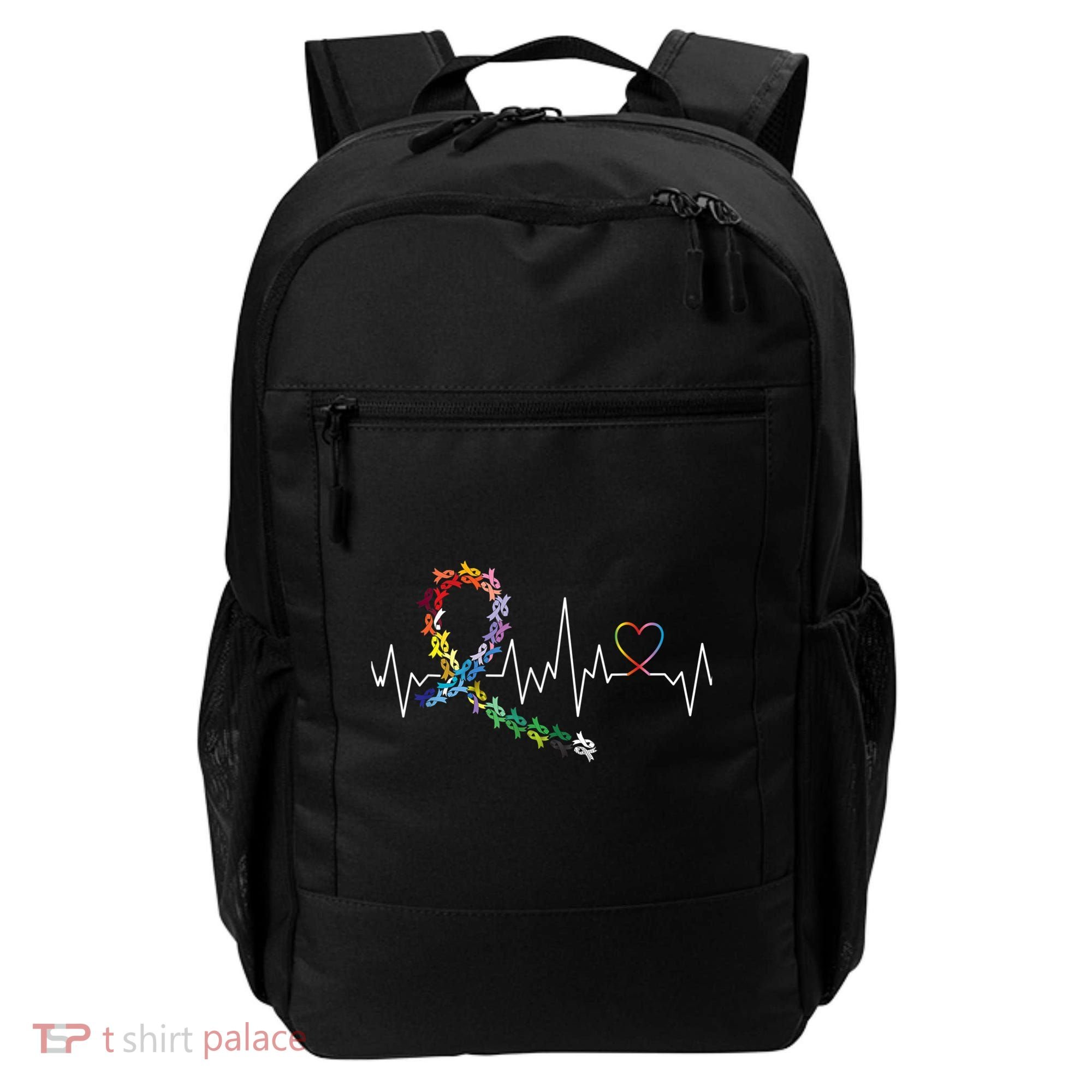 All Cancer Matters Awareness Day Heartbeat Backpack