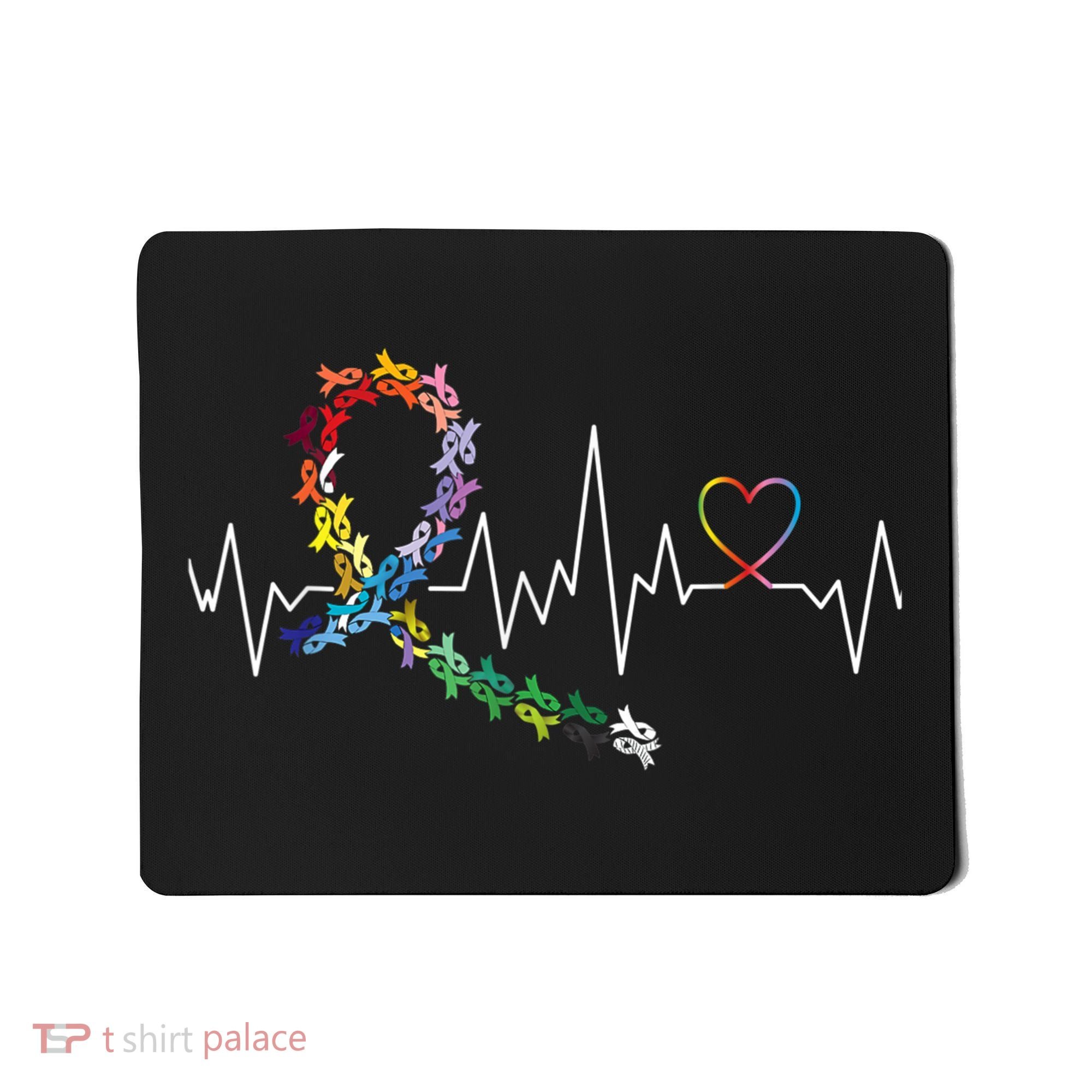 All Cancer Matters Awareness Day Heartbeat Mousepad