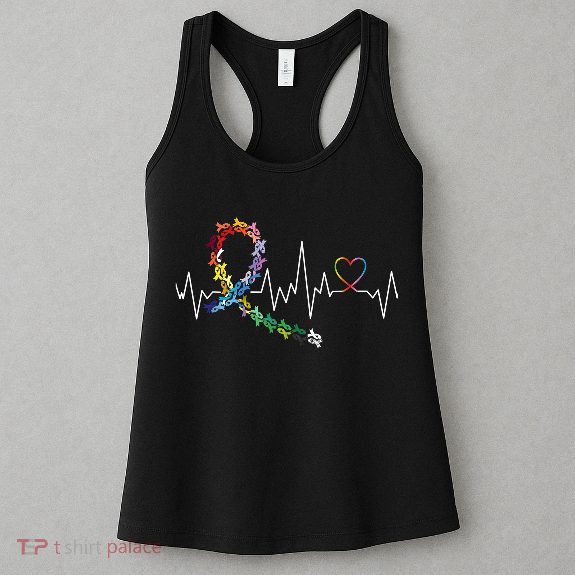 All Cancer Matters Awareness Day Heartbeat Women's Tank Top