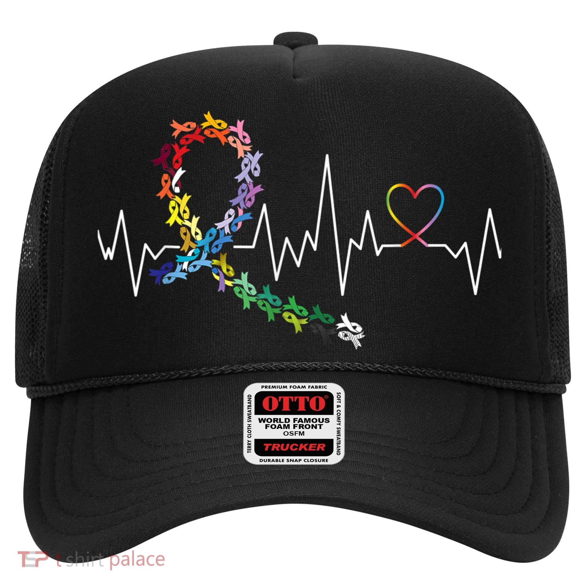 All Cancer Matters Awareness Day Heartbeat Hat
