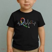 All Cancer Matters Awareness Day Heartbeat Toddler T-Shirt thumb 2