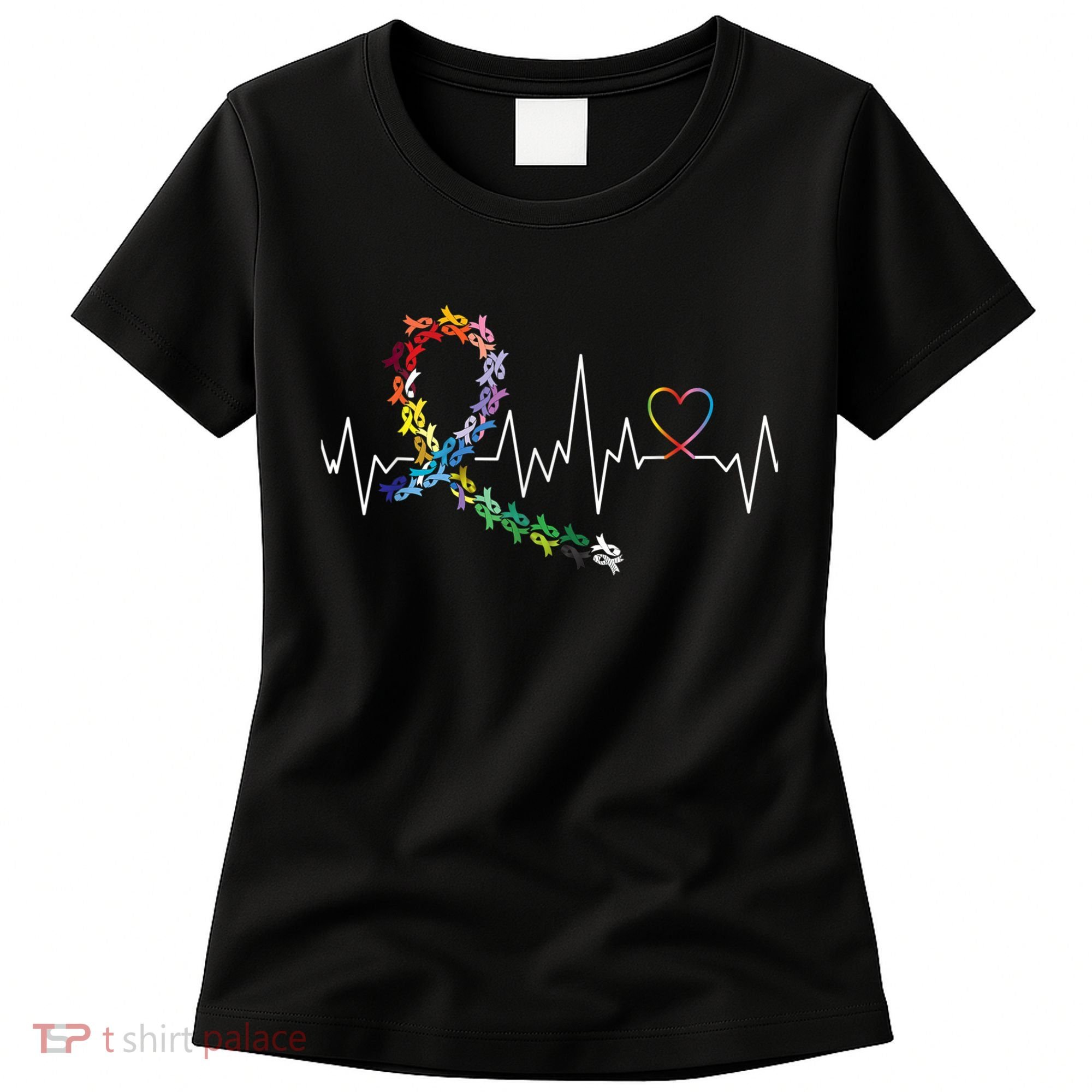 All Cancer Matters Awareness Day Heartbeat Women's T-Shirt