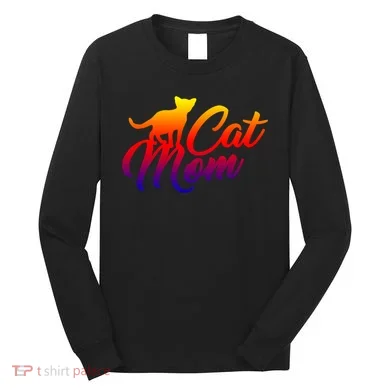 Aspca Cat Mom Gift Long Sleeve Shirt